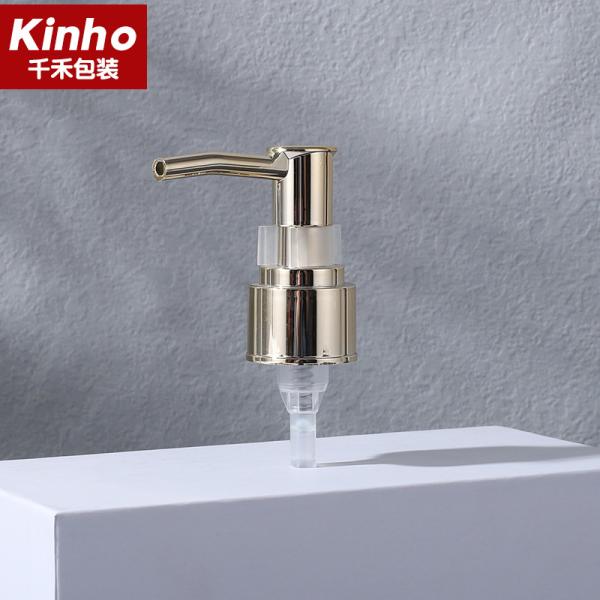 24/410 28/410 Bathroom Soap Pump Plastic Matt Shiny UV Coating Silver Lotion Dispenser