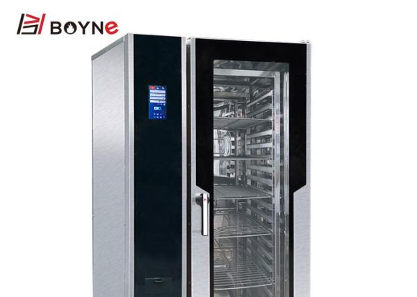 Bandejas industriais do forno 20 de Combi do vapor com a versão do toque de aço inoxidável