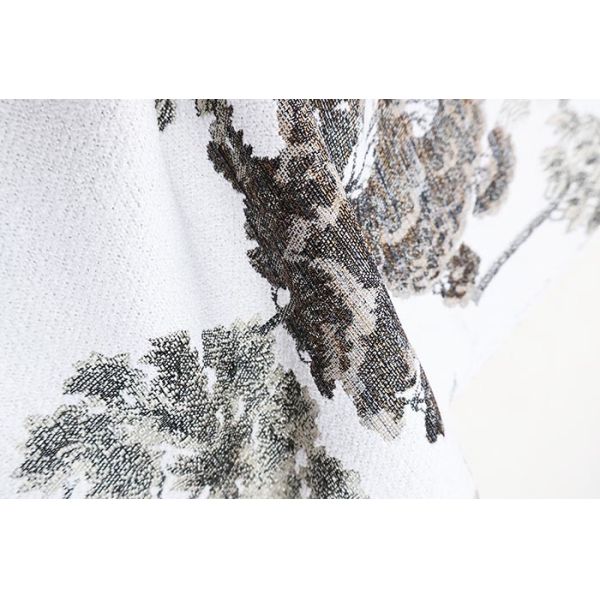 100% Polyester European classic tree pattern Woven Jacquard Fabric