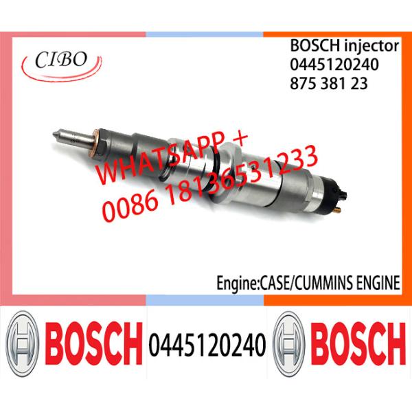Asamblea original 0445120240 de inyector de combustible 87538123 de BOSCH 0445120240 87538123 para CA-SE/CUMMINS