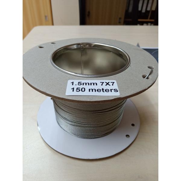 Stainless Steel 304 316 Wire Rope 4mm 1 x 19 7 x 7 Wire Rope