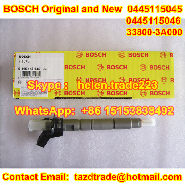 BOSCH Original Injector 0445115045 /0445115046 /33800-3A000 / 338003A000 for HYUNDAI, KIA