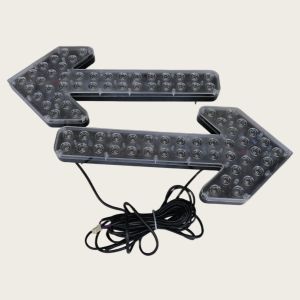 High-Visibility Rear Warning & Arrow Lights for Sweepers - Convey Operating Status & Ensure Work Site Safety