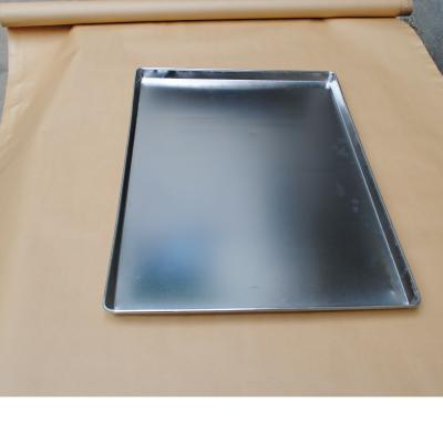 Rectangular Nonstick No Perforated Kitchen Aluminum Sheet Tray For Muffins Oven Baking Tray