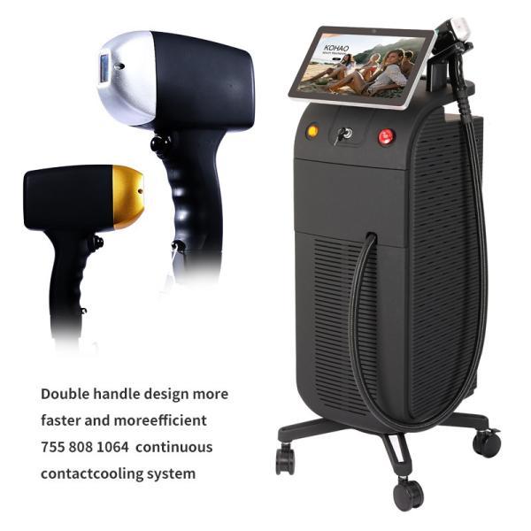 1200w 1600w Ice Titanium Laser Android Hair Removal Machine For Clinic