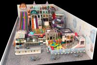 5 X 6m Indoor Naughty Fort Children Playground Polypropylene Safe Adult Indoor Entertainment Park