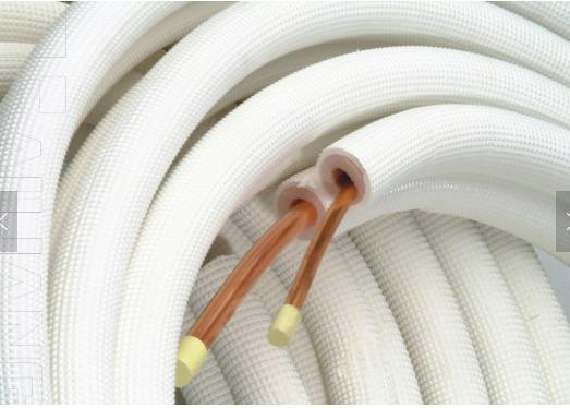 Insulated Air Conditioner Copper Pipe Thickness 0.4-3.0mm Customized