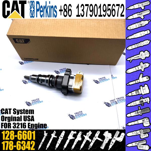 Injecteur de carburant du moteur de la pelle 10r-0782 178-6342 3216 Injecteur de carburant 1286601 128-6601