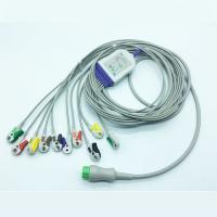 Em volta de 12 cabos do ECG de Mindray do conector da pressão do IEC do Pin