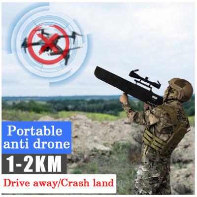 100W Long Range Drone Jammer 15kg Lightweight With Lithium Battery Up To 5000m Jamming Distance