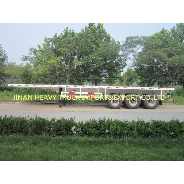 контейнера трейлеров таможни 12m несущая автомобиля сверхмощного Semi планшетная