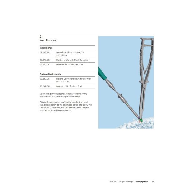 Sterilization 2 Screws Zero Profile Cage Anterior Cervical Cage Stand Alone CE Spinal Surgery