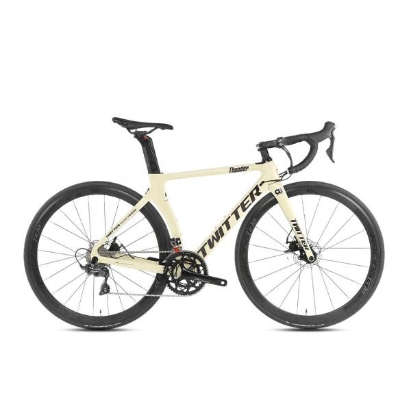 RETROSPEC SENSAH -11S Road Bike Carbon Fiber Frame Racing Bicycle 700c Cycle for Men 22 Speed Tire Skin-color Edge