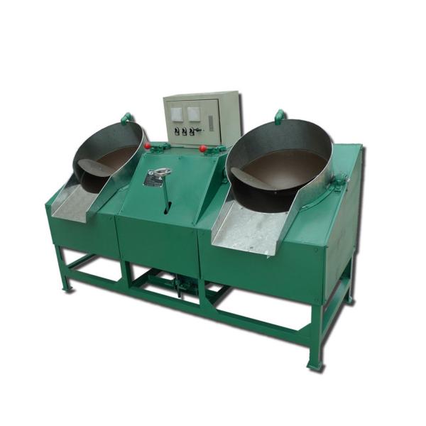 Double Pot Tea Roasting Machine with 50cm Wok Diameter and 0.75kw Power