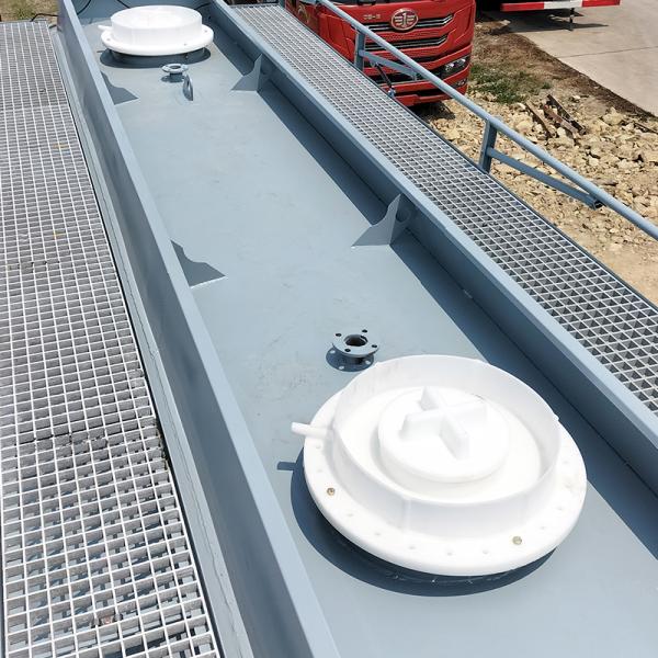 Chemical Tank Truck Full Plastic Manhole Cover with -40°- 70° Design Temperature