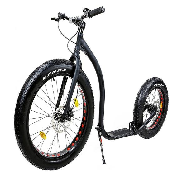 2 Big Wheel Adult Electric Kick Scooters 26''X2.1 Black
