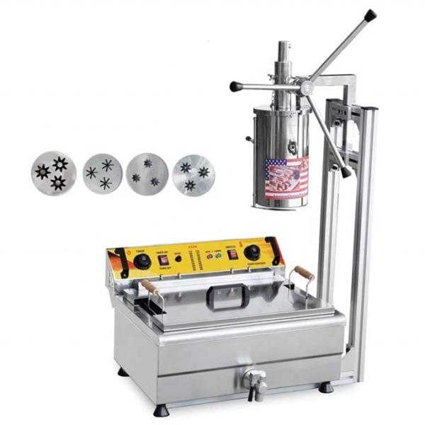 5 molds Stainless steel Churros Machine 1100*600*570mm