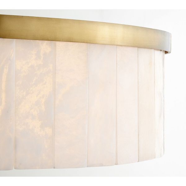 Brass Body Adjustable Height Pendant Light with 50000 Hours Lifespan for Modern Indoor Lighting