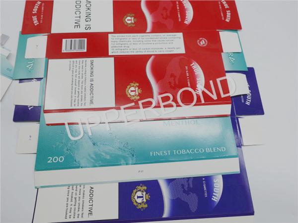 Materiais de embalagem do cigarro do cartão do cigarro