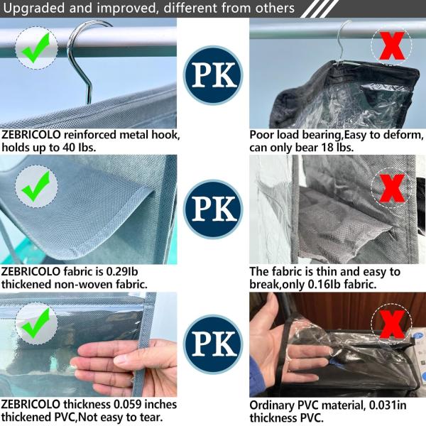 - 2 paquetes, colgador de bolso, modelo 2024, organizador de bolso para armario, ganchos de metal grueso, almacenaje de bolsa de mano.