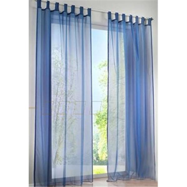 Elegant Design Custom Window Curtains 100% Polyester With Divider Valances