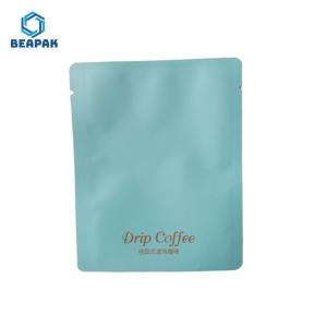 Bolsos de filtro laterales de café del goteo del papel de aluminio del escudete