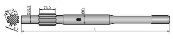 Furukawa HD 609 Bench Drilling Shank Adapter