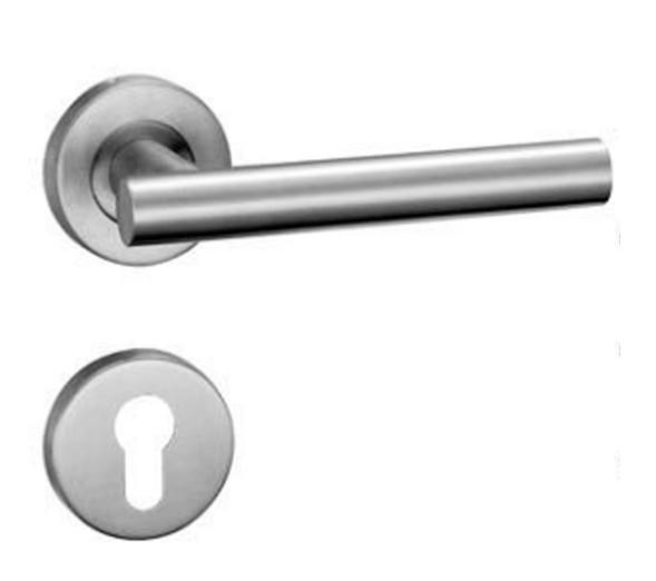 Antirust Satin Stainless Steel Door Handles For 40mm Min Door Thickness