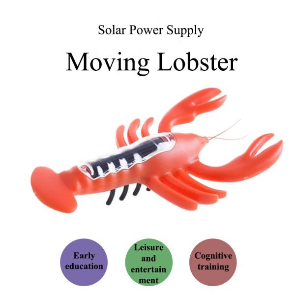 Educational Solar Animal Custom Orange Solar Powered Toys Novelty
