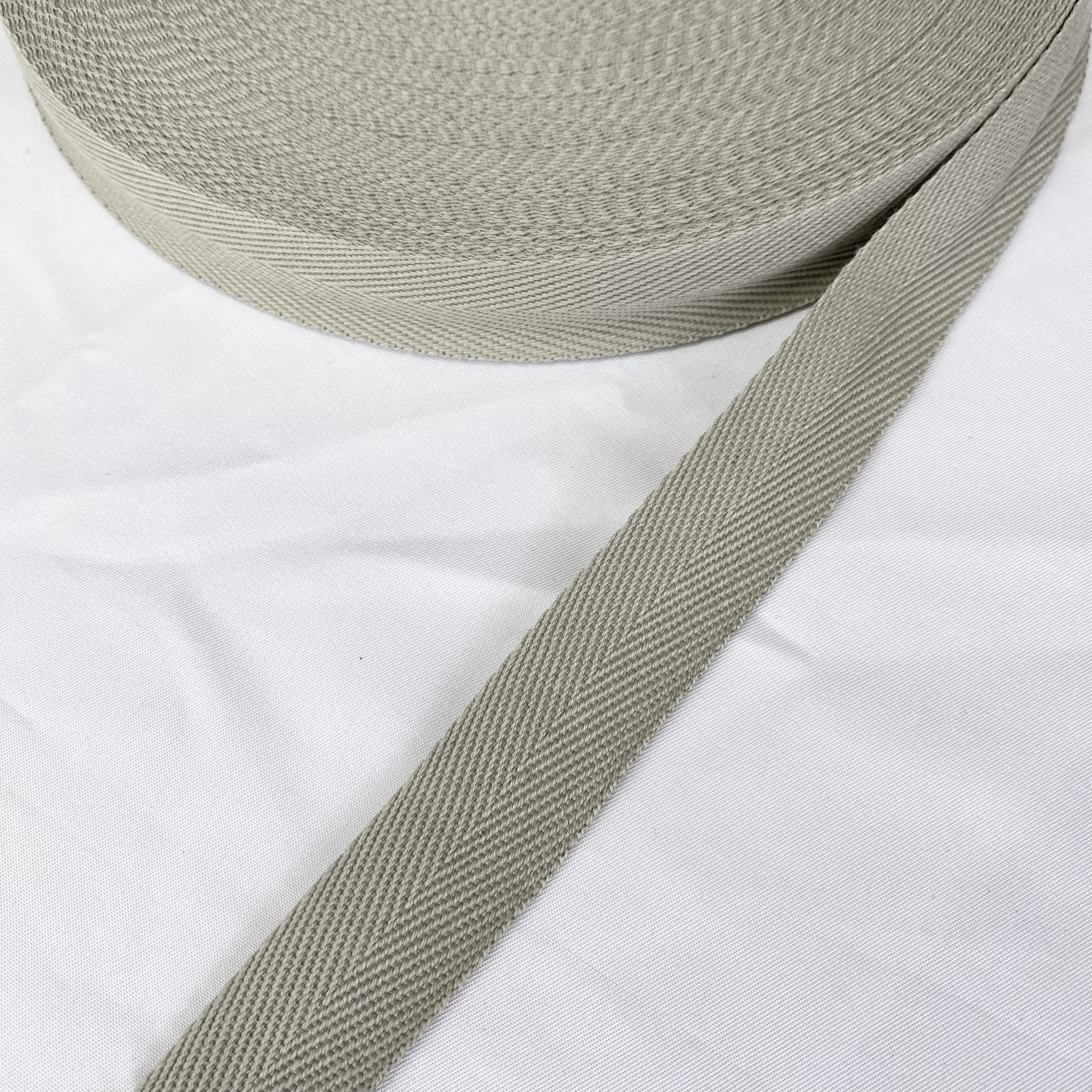 Herringbone polyester-cotton webbing Various colors Backpack strap Belt Handbag strap