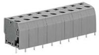 300V 12A 2P - 16P Screwless Terminal Block , 7.62mm Spring Clamp Terminal Blocks