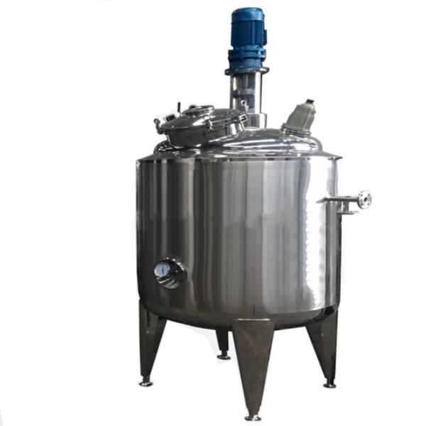 1000L Stainless Steel Jacketed Mixing Tank with Heating Cooling Temperature Control for Chemical