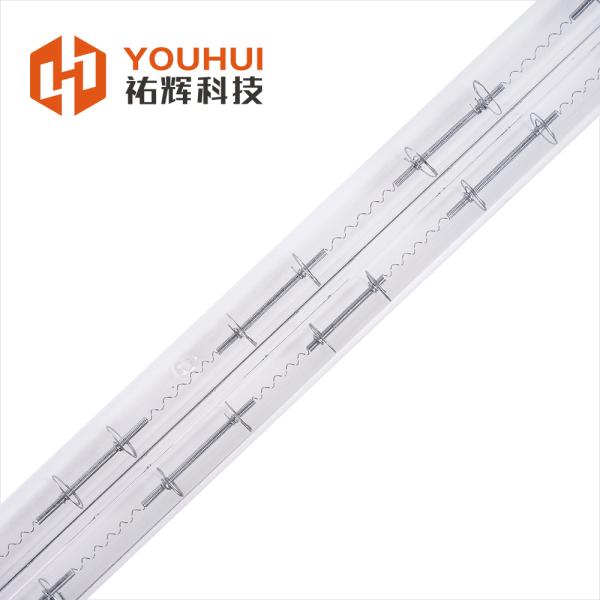 Lampe chauffante infrarouge halogène à tube jumeau 200-4000W 55-575V