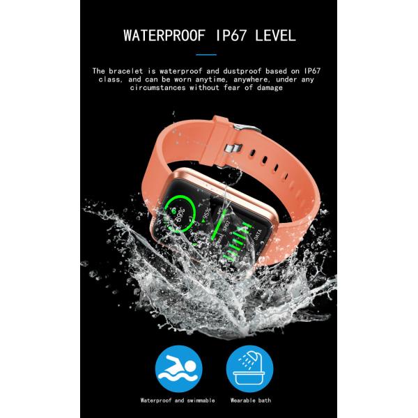 Hazel HL29 1.65 Inch Blood Oxygen Band Android Waterproof Smart Watch