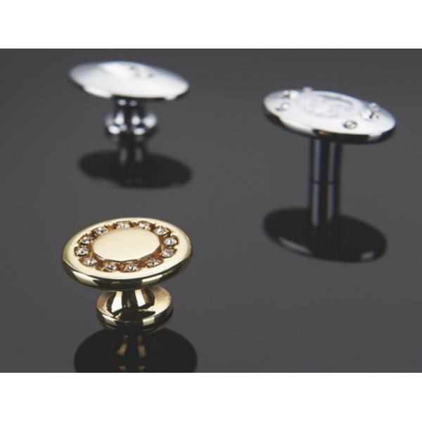 Cut Face Purple Crystal Drawer Handles And Knobs , Zinc Cupboard Knobs Glass Crystal Drawer Knobs