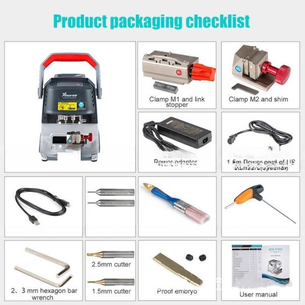 Function Key Cutting Machine XP005 Condor Dolphin for Car Door Keys Locksmith Tools