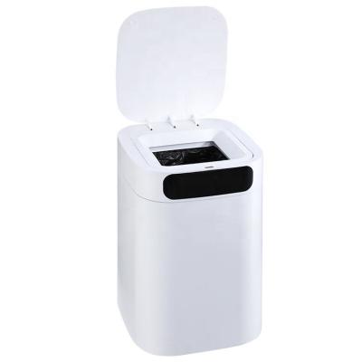 17.5L Rectangular Self Sealing and Self-Changing Smart Trash Can Infrared Sensor Garbage Bin Kitchen Waste Disposal Bin