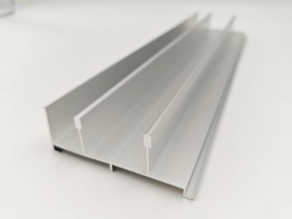 4.8m-6.6m Aluminium Wardrobe Profile , 6063 Extruded Aluminum Profiles For Door Window