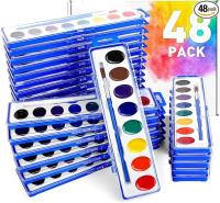 8 Acuarela Conjunto de pintura acrílica Lavable Colores brillantes incluye pincel