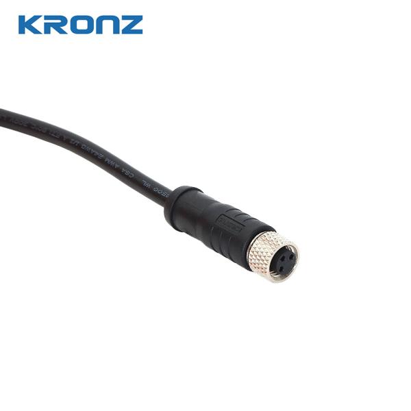 M8 Connector with Standard IEC 61076-2-104 M8 5M Pri-assembled Cable Connector