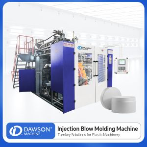 Automatic Single Station 5-Head Extrusion Blow Molding Machine for Wide Mouth HDPE Canisters