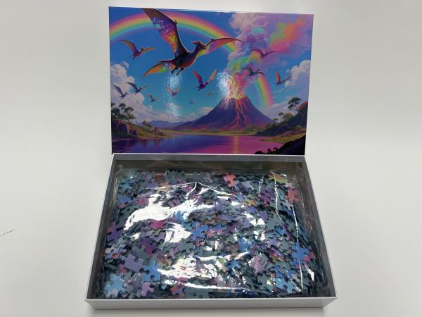 1000-Piece Custom Printed Jigsaw Puzzle for Educational Play