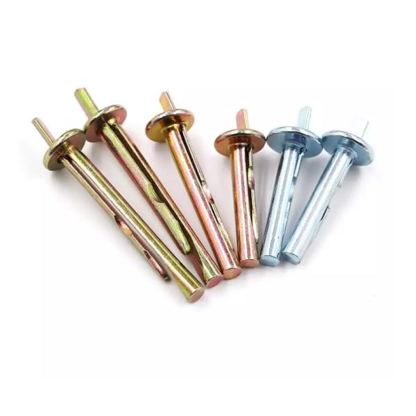 Yellow Zinc Plated Ceiling Anchor Bolt Carbon Steel Grade 4.8 6x40mm 6x60mm