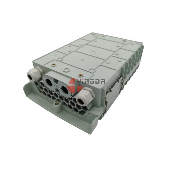 IP65 Outdoor Fiber Optic Splitter Box Wall Mount 16 Cores 1x8 Coupler ABS PC Material