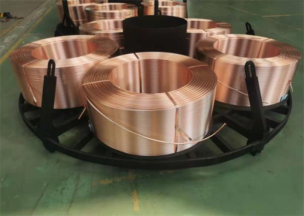 Non Alloy Cu DHP Wound Copper Coil , Finned Tube Coils For Heat Interchanging Field