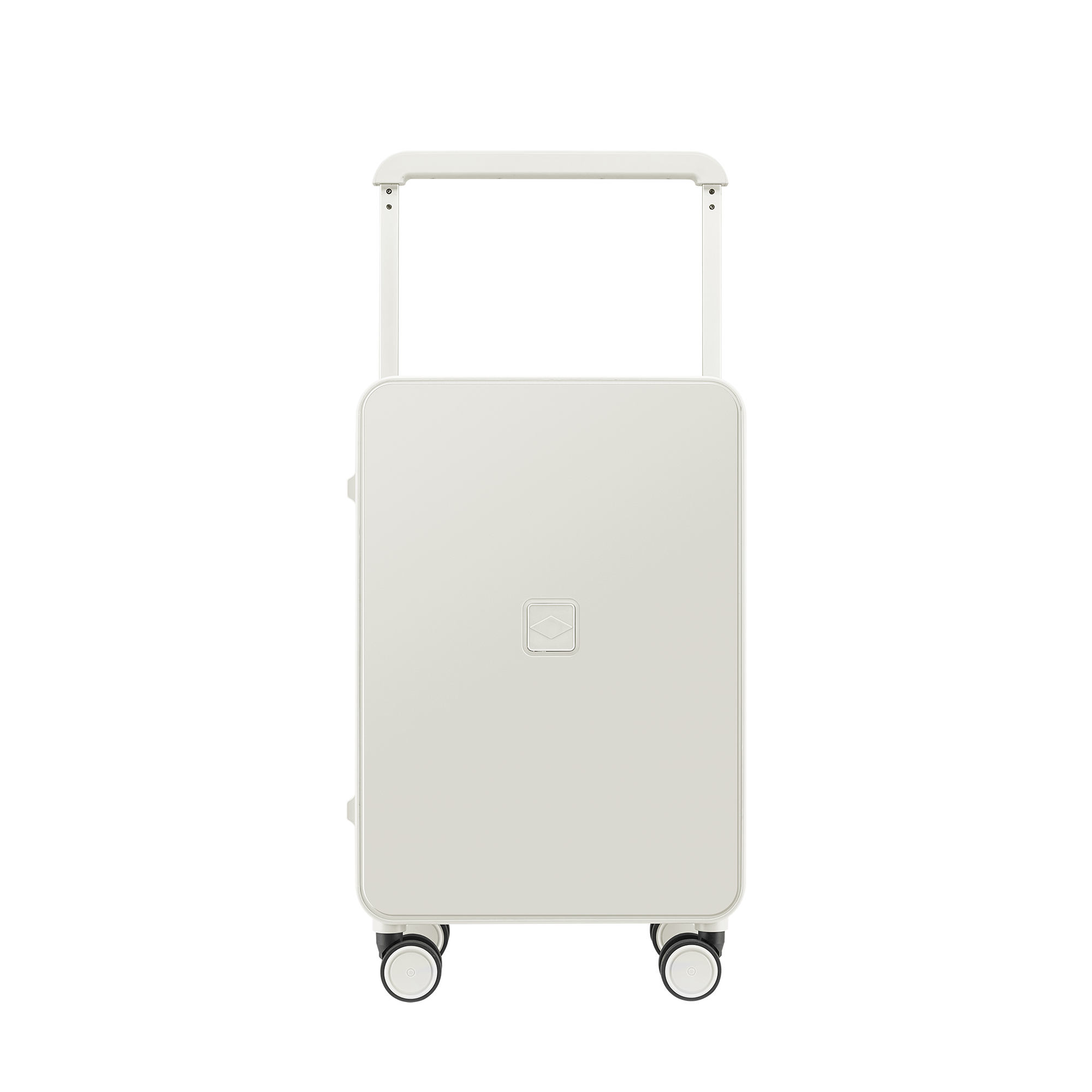 Swivel Frame smart carry on suitcase blue Wide travel trolley bags TSA Lock Airline