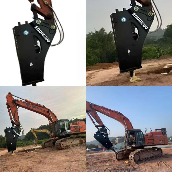 EDDIE 200 Excavadora de 50 toneladas Rompiendo martillos hidráulicos para la construcción Minería y canteras