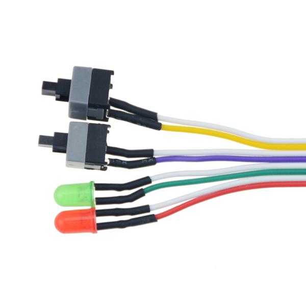 65CM Slim Computer Motherboard Power Cable Wire Harness 28AWG 26AWG 24 AWG Wire