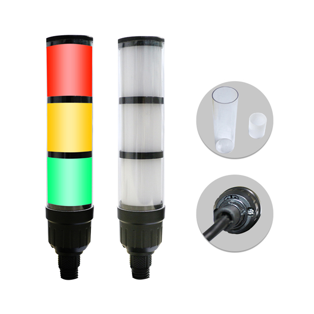ONN LED Three Color IP65 Rated Machine Tool Multi Layer Signal Audio Visual Alarm Tower Light