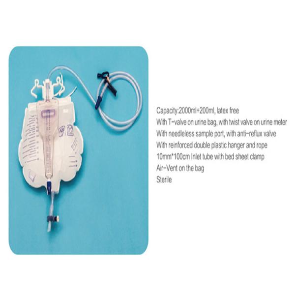 Disposable Medical Urology Series Luxury/Meter Urine Drainage Bag Customized for adult PVC urine bag